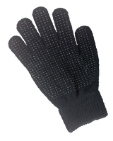 Kinderhandschuh mit Noppen, schwarz, Einheitsgröße