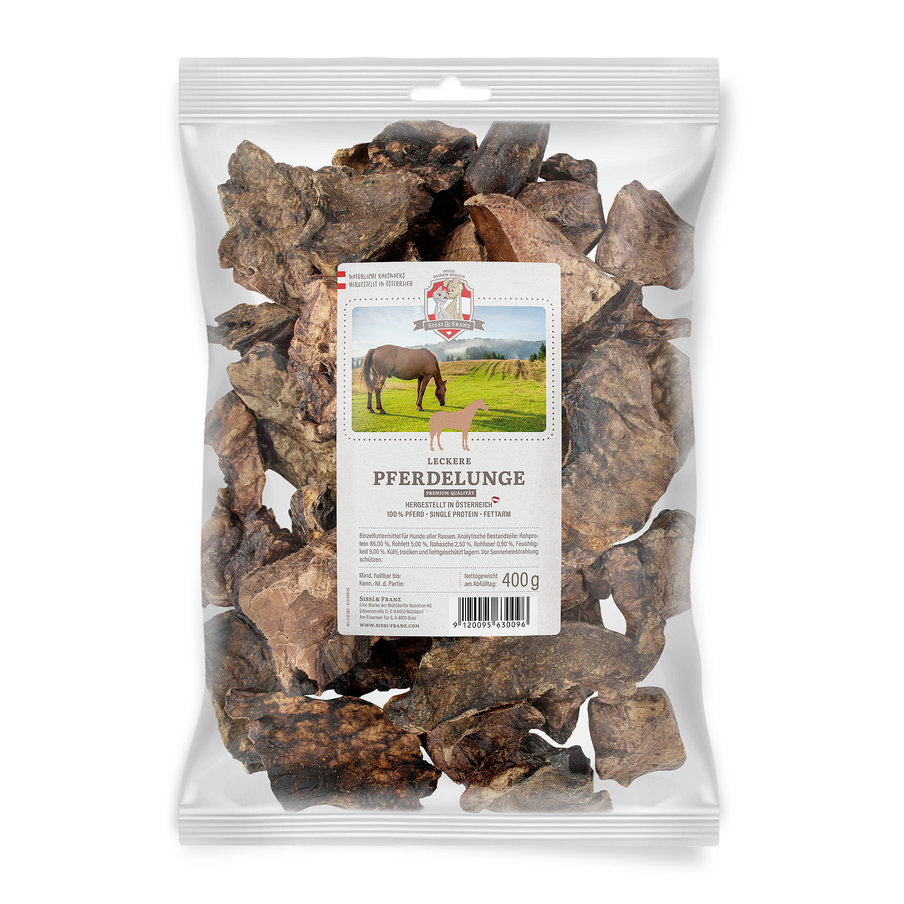 Sissi & Franz - Pferdelunge 400 g