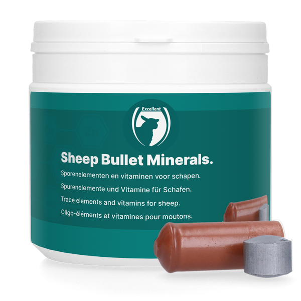 Sheep Bullet Mineralboli, kupferfrei, für Schafe, 6 Monate Wirkung, 10 St.