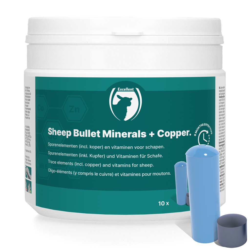 Excellent Sheep Bullet Mineralergänzung mit Kupfer, für Schafe, 10 St.