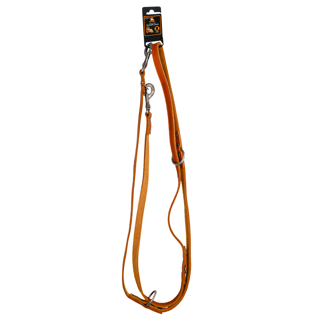 Spotted! Pro Leder Trainingsleine, Cognac, 1,6 x 250 cm