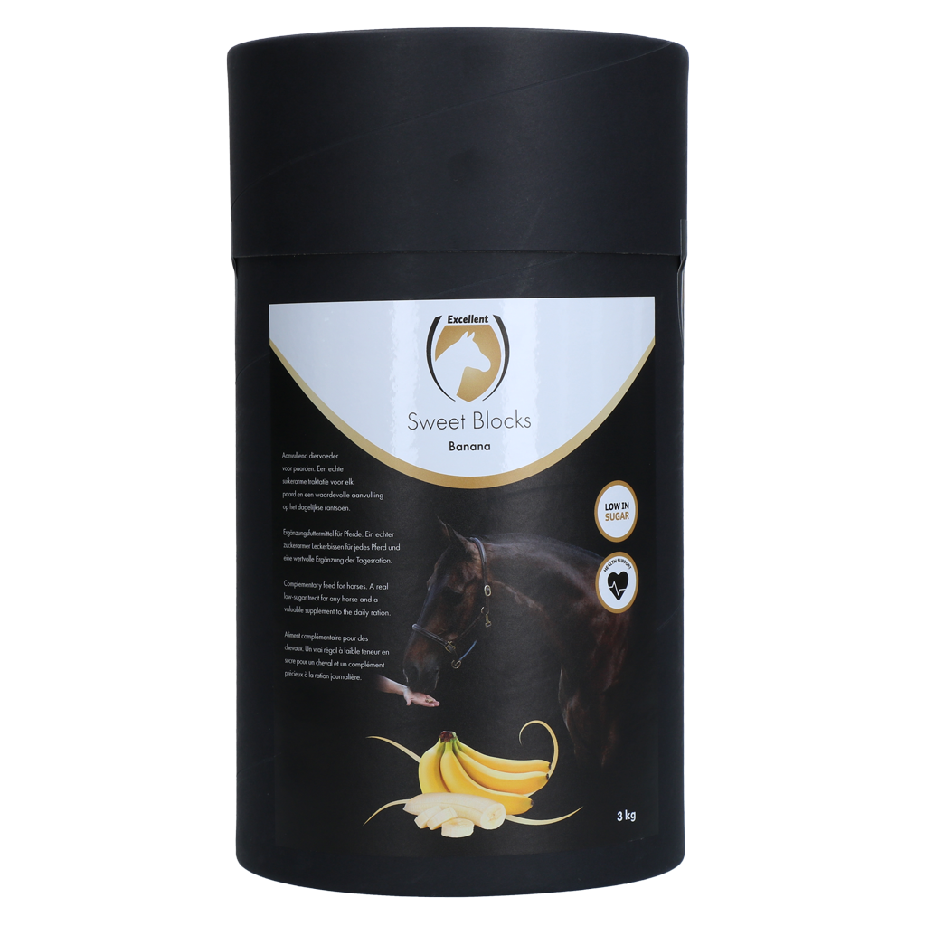 Excellent Horse Sweet Blocks Banane - Zuckerarm