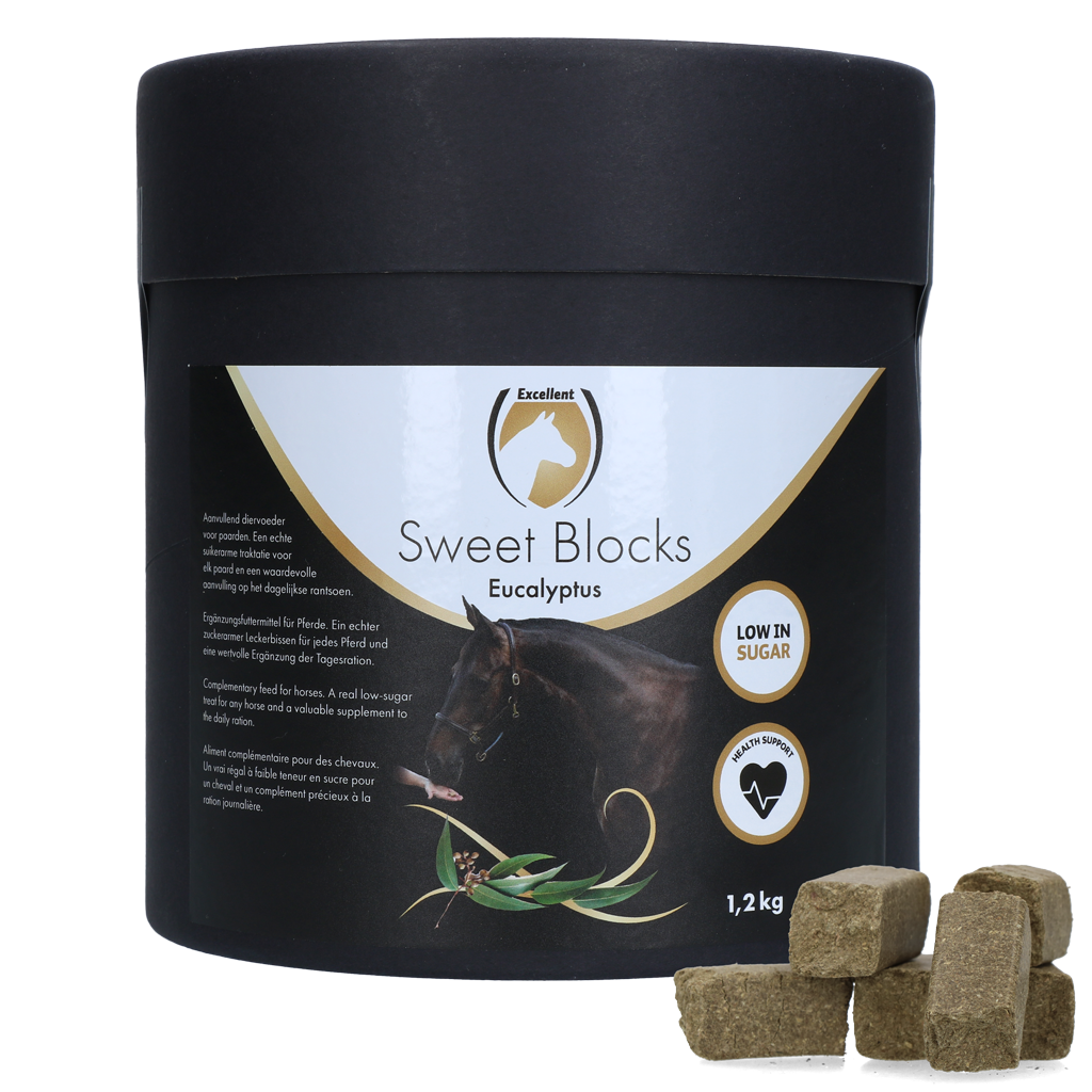 Excellent Horse Sweet Blocks Eukalyptus - Zuckerarm
