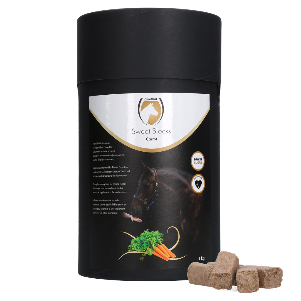 Excellent Horse Sweet Blocks Karotte - Zuckerarm