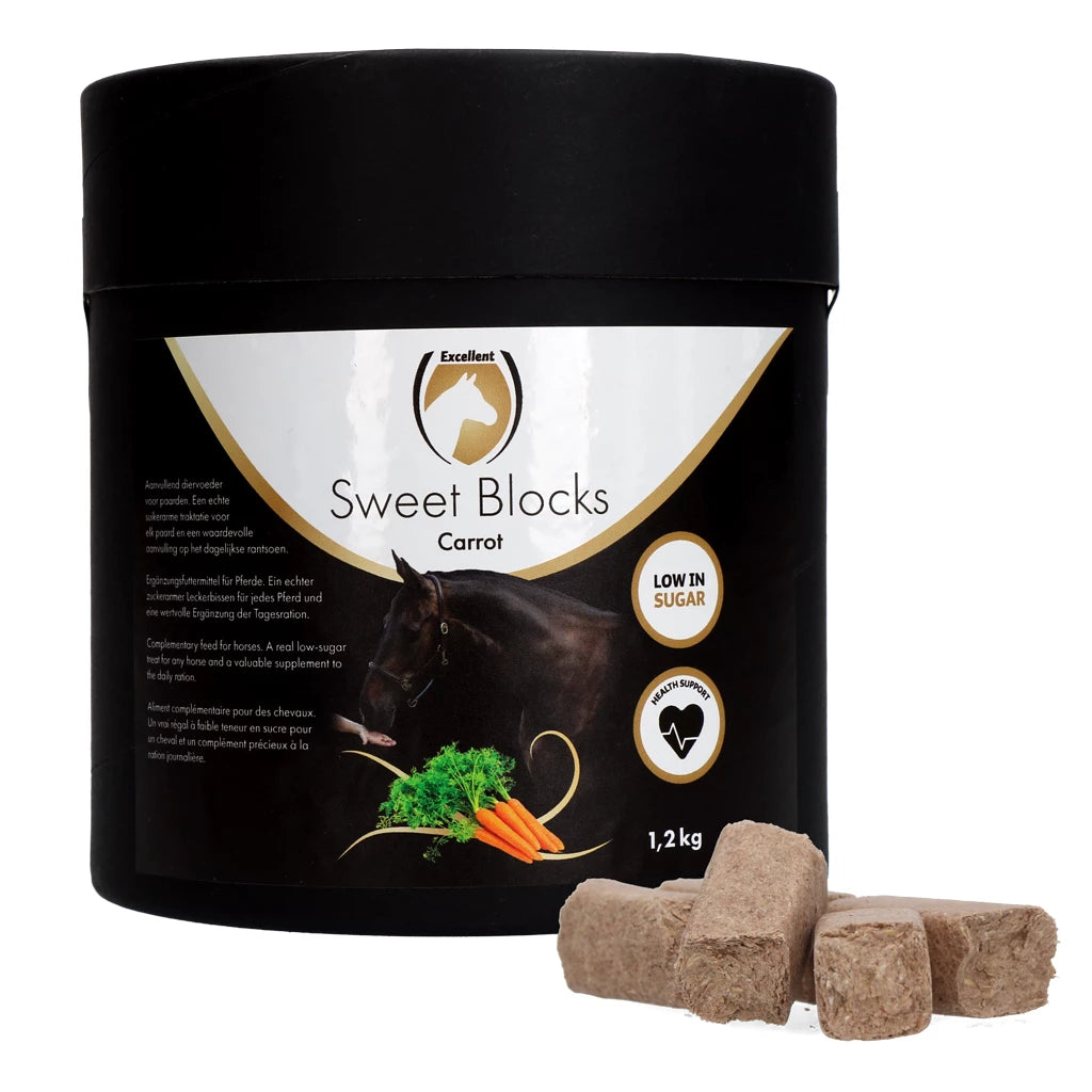 Excellent Horse Sweet Blocks Karotte - Zuckerarm