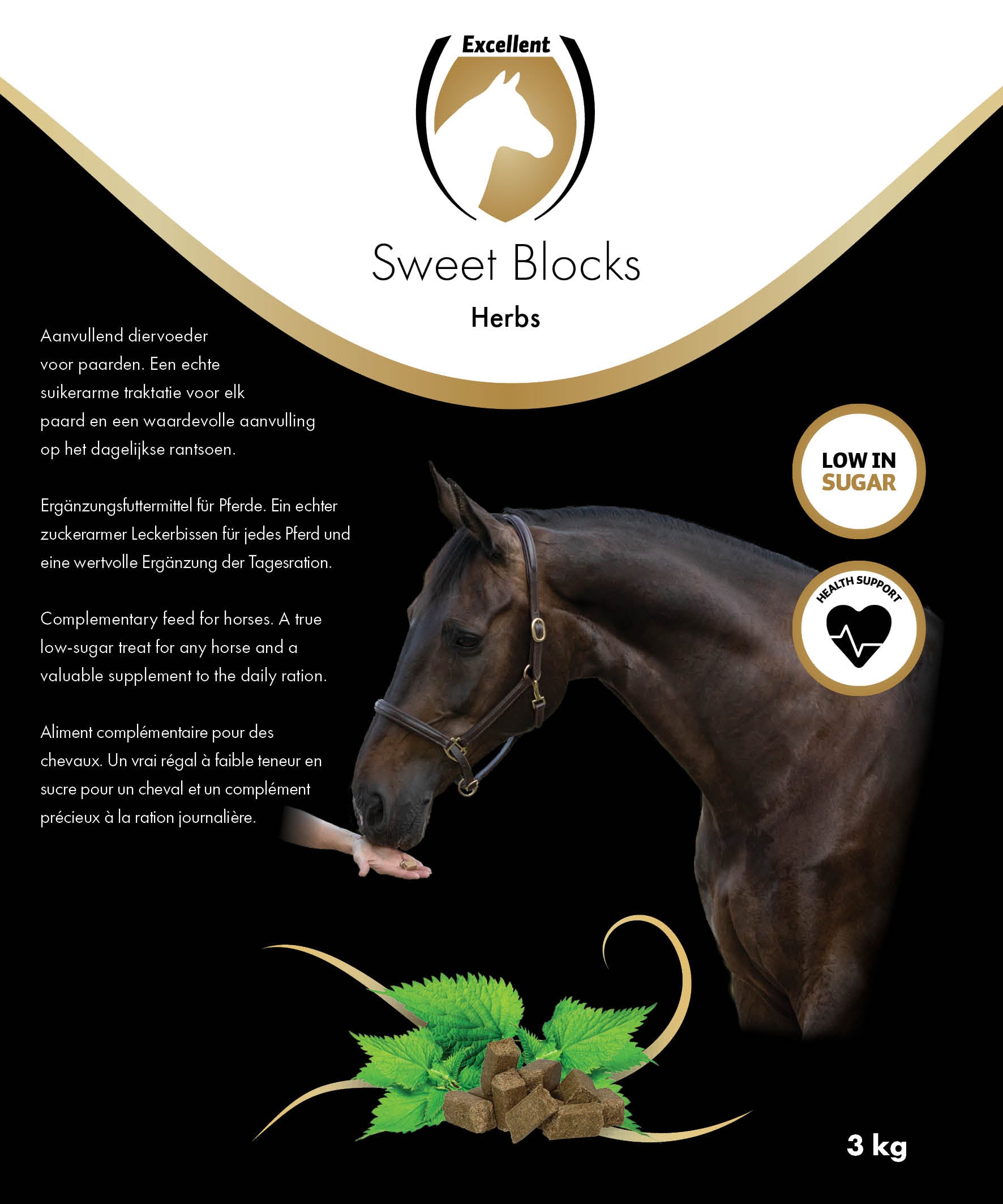 Excellent Horse Sweet Blocks Kräuter Leckerli