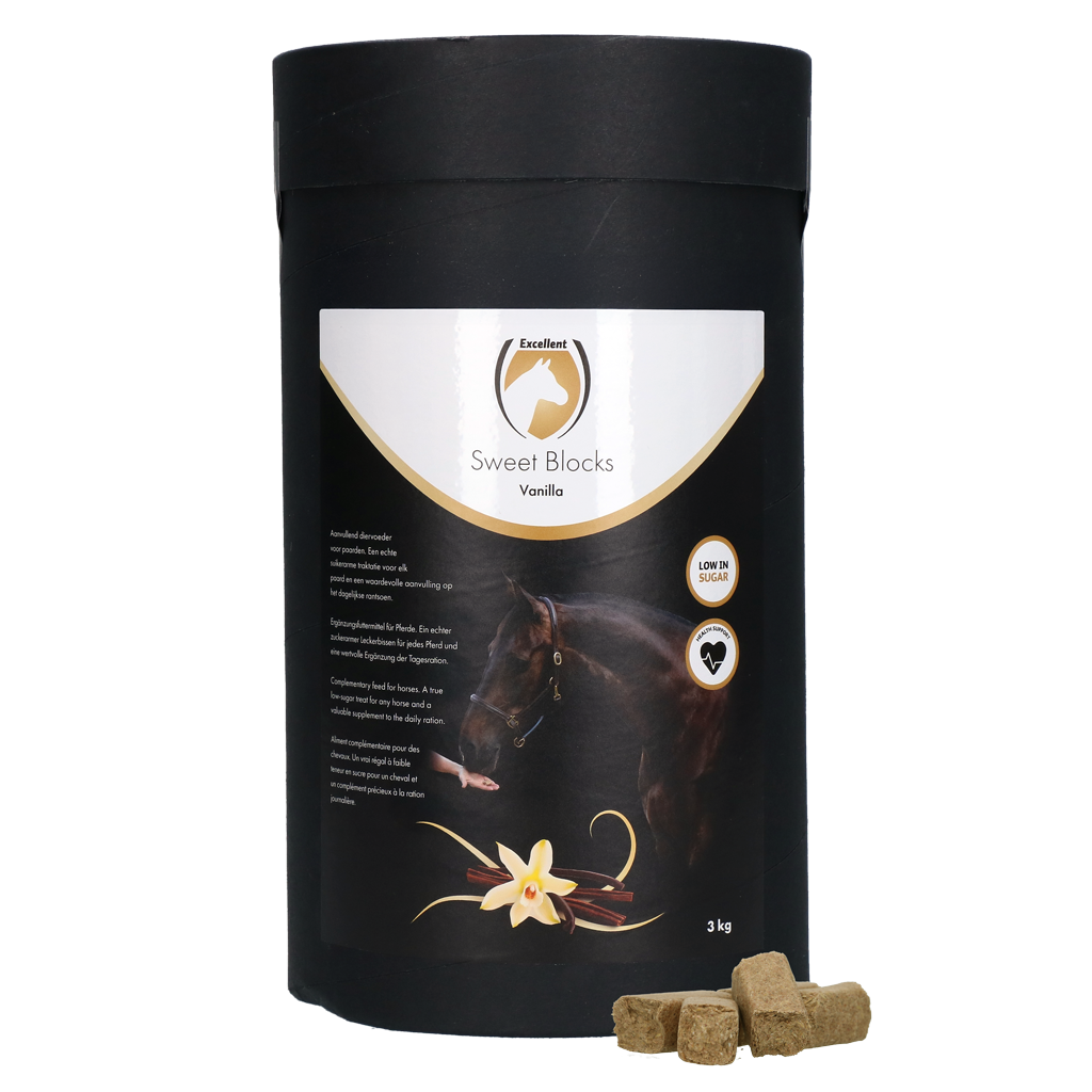 Excellent Horse Sweet Blocks Vanille - Zuckerarm