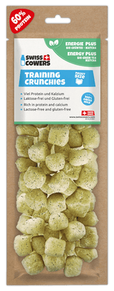 SwissCowers Cheese Crunchies Training Energy Plus mit Bio-Grüntee, Ø 1,5 cm, 30 Stk
