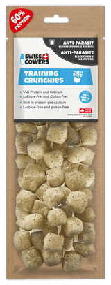 SwissCowers Käsesnack für Hunde, Training, Anti-Parasiten, Ø 1,5 cm, 30 g