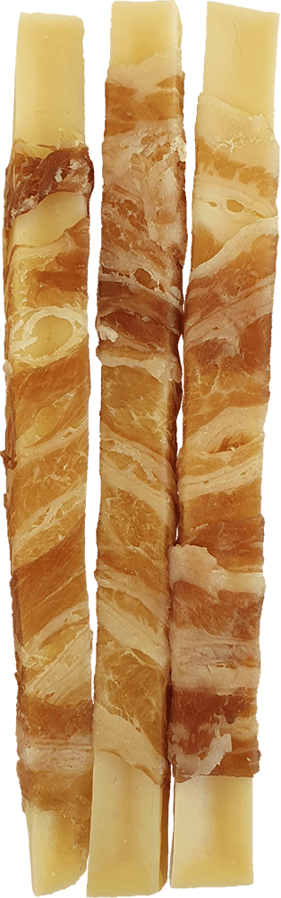 SwissCowers Käsestick für Hunde – mit Bacon 80g
