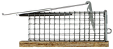 Mausefalle Lebendfalle, Hofman Pest Control, Draht verzinkt, Holzboden, 13 x 5 x 5 cm