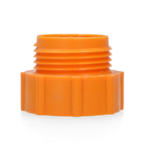 Faßpumpenring, orange, 5,5 x 7 x 7 cm, für klare Fässer