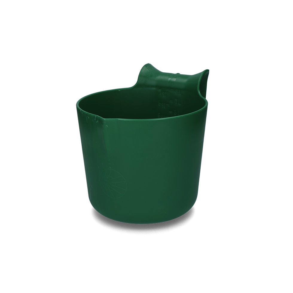 Futtertrog zum Einhängen, Kunststoff, grün, 8 l