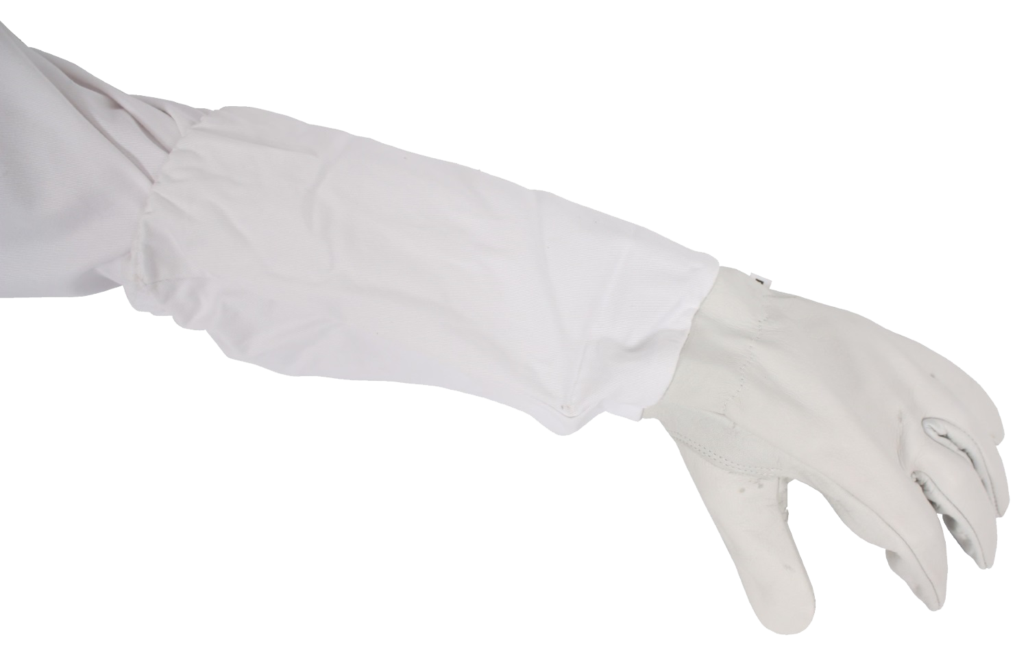 Hofman Imkerhandschuhe aus Leder mit Gummibund