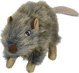 Hundespielzeug Ratte, Plüsch, Quietschie, Wild Life Collection
