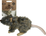 Hundespielzeug Ratte, Plüsch, Quietschie, Wild Life Collection