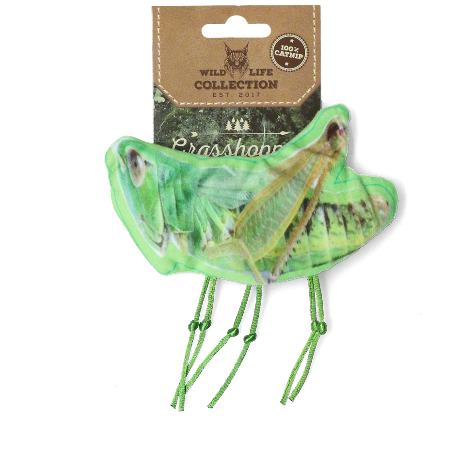 Wild Life Cat Katzenspielzeug Heuschrecke, Katzenminze