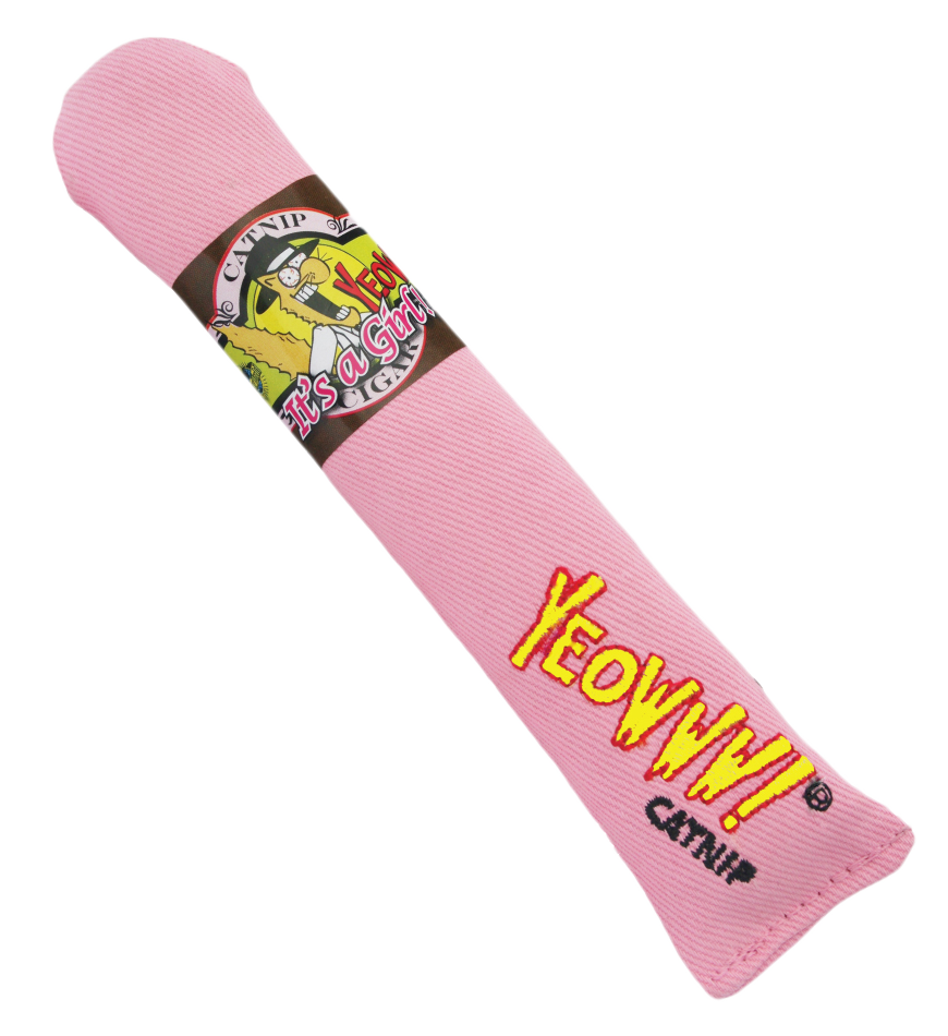 Yeowww! Katzenspielzeug Cigar –  Baumwoll-Spielzeug mit Katzenminze