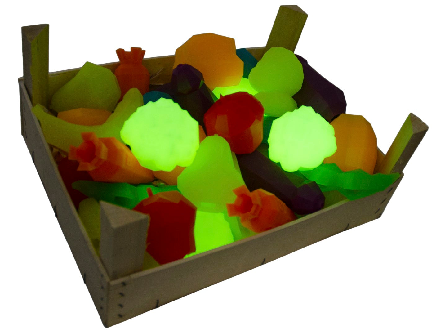 Zee.dog Super Veggiez, Blumenkohl, schwimmfähig, glow in the dark, aus Kautschuk