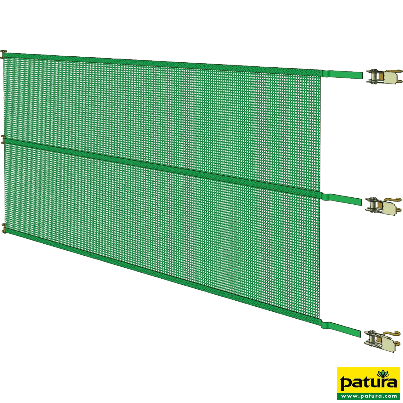 Windschutz-Spannpanele, Höhe 3,00 m Breite  6,10 m