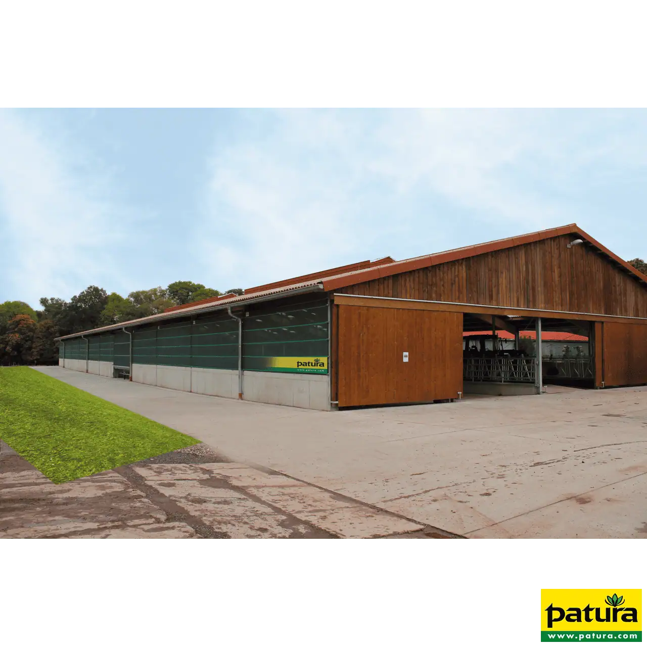 Windschutz-Spannpanele, Höhe 3,00 m Breite  9,10 m